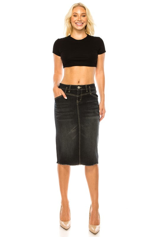 Harper Denim Skirt