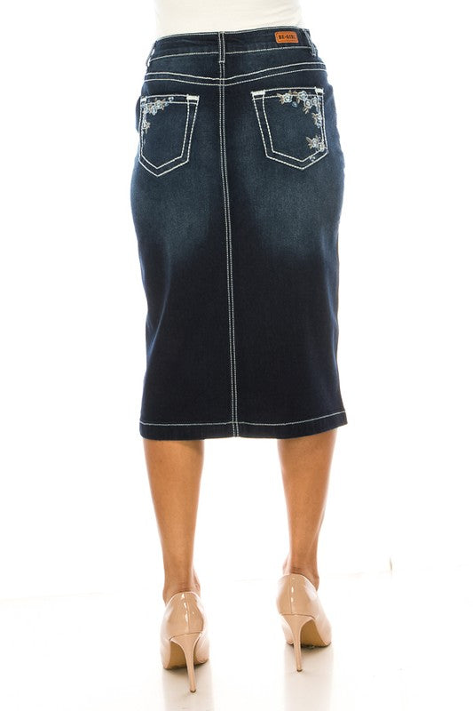 Rhea Denim Skirt