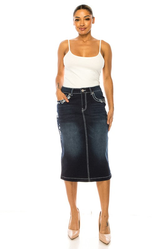 Rhea Denim Skirt