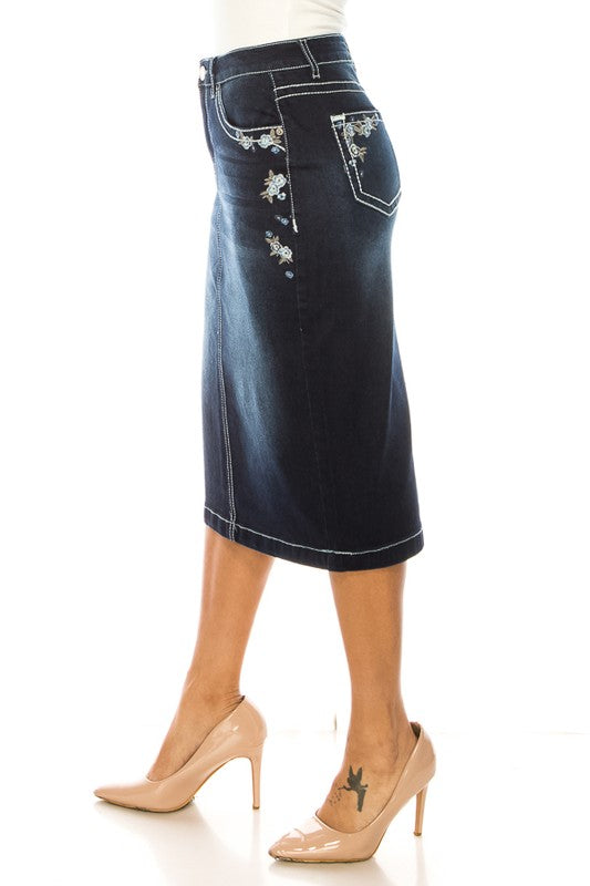 Rhea Denim Skirt
