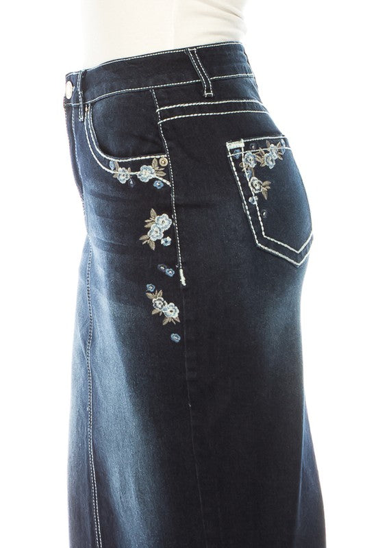 Rhea Denim Skirt