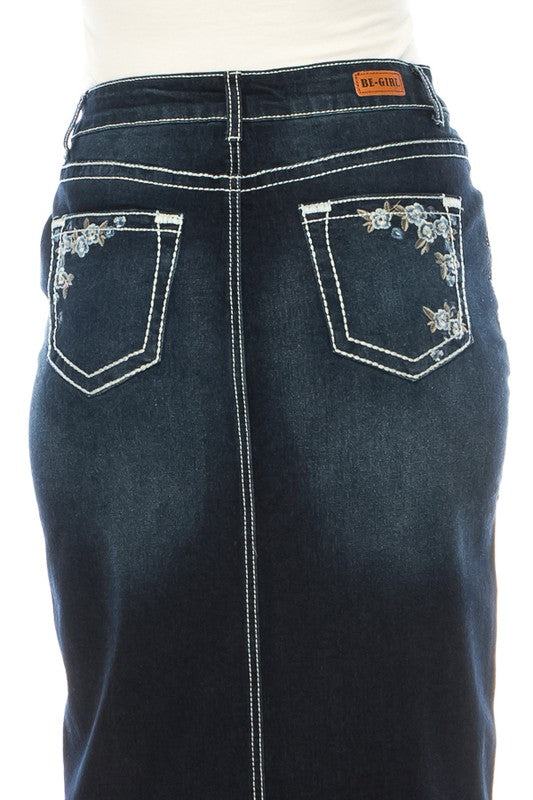 Rhea Denim Skirt
