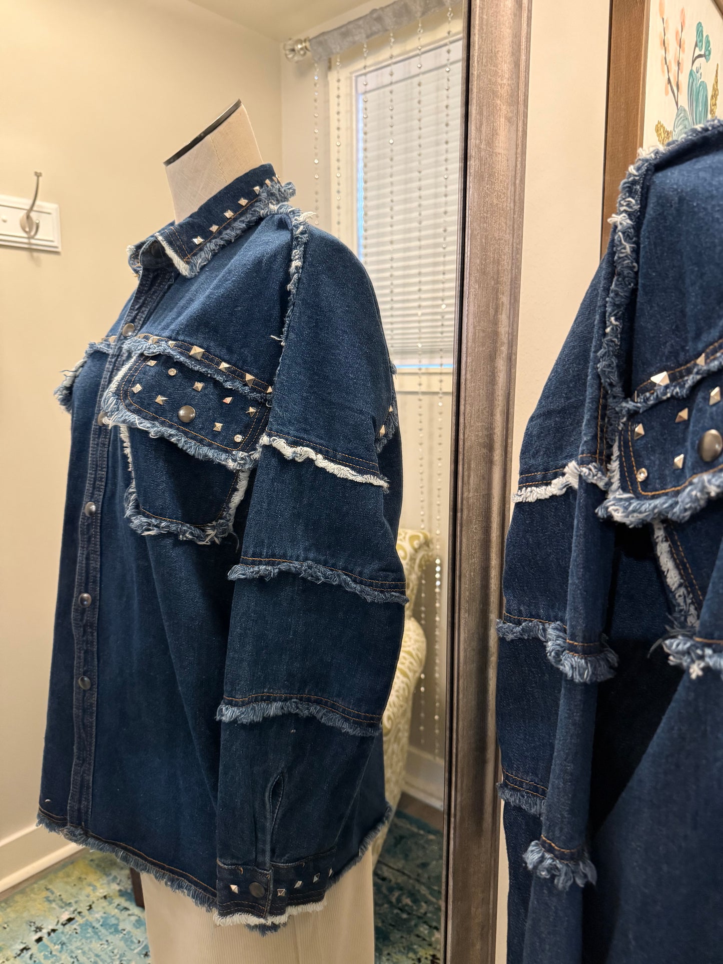 Studded Denim Jacket