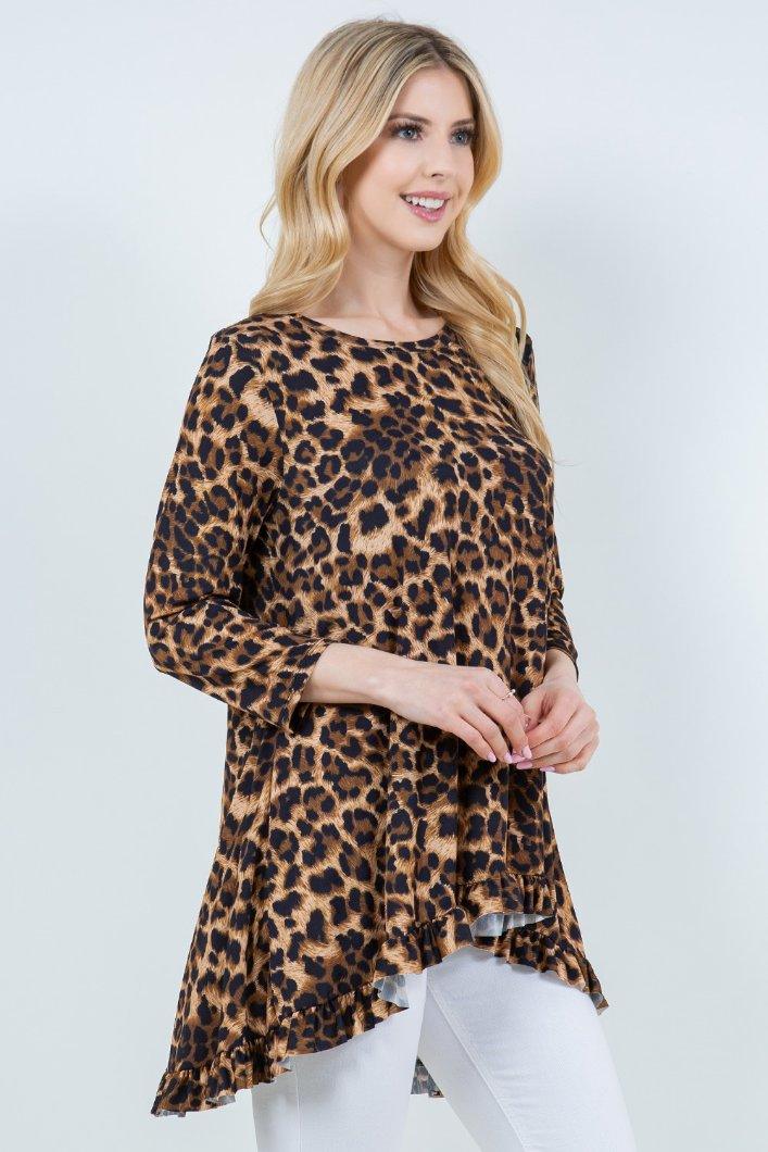 Quinn Leopard Tunic