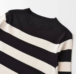Stripe Sweater Dress