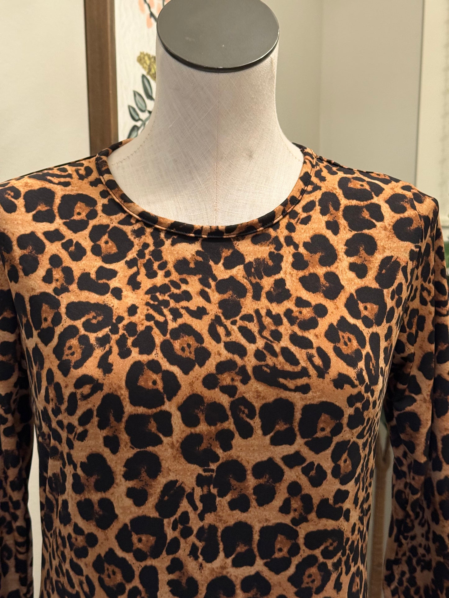 Animal Print Layering Dress