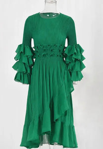 Valencia Dress-Green