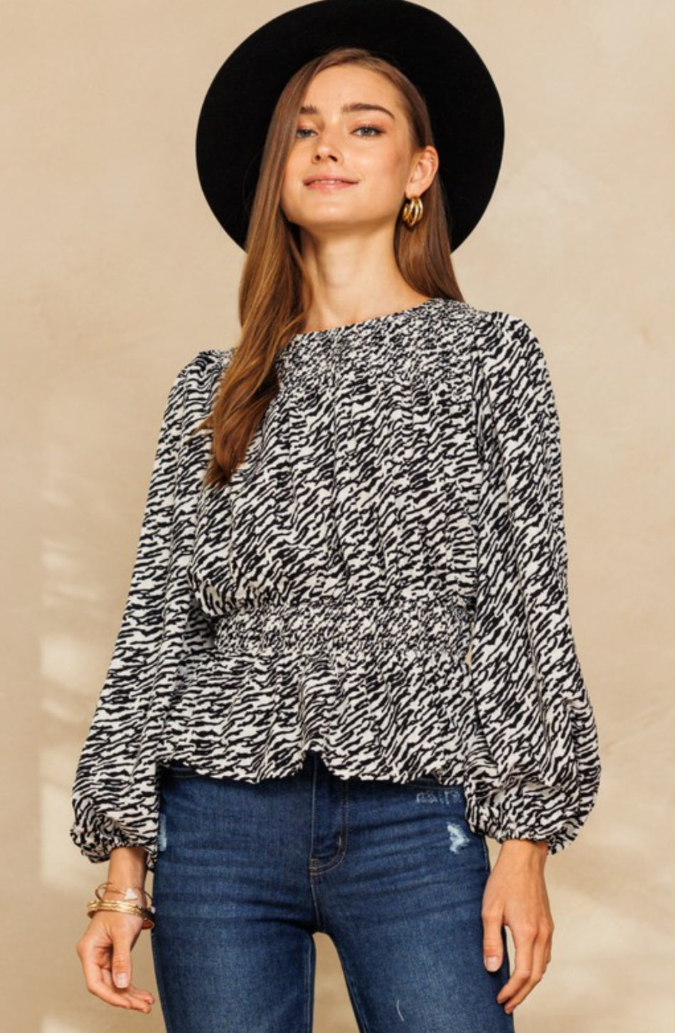 Zebra Print Tunic