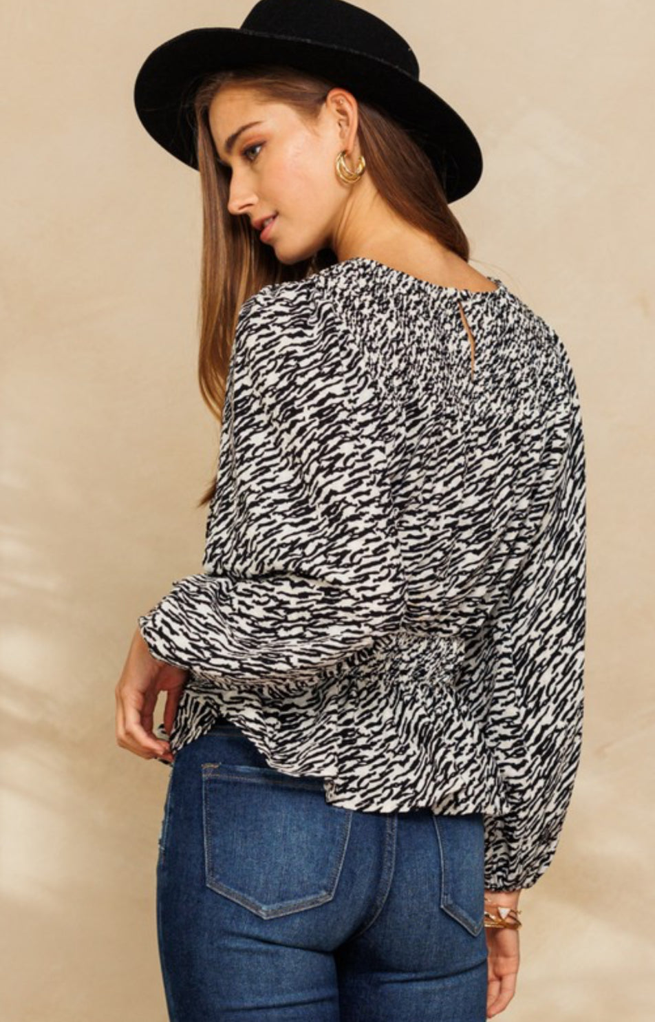 Zebra Print Tunic