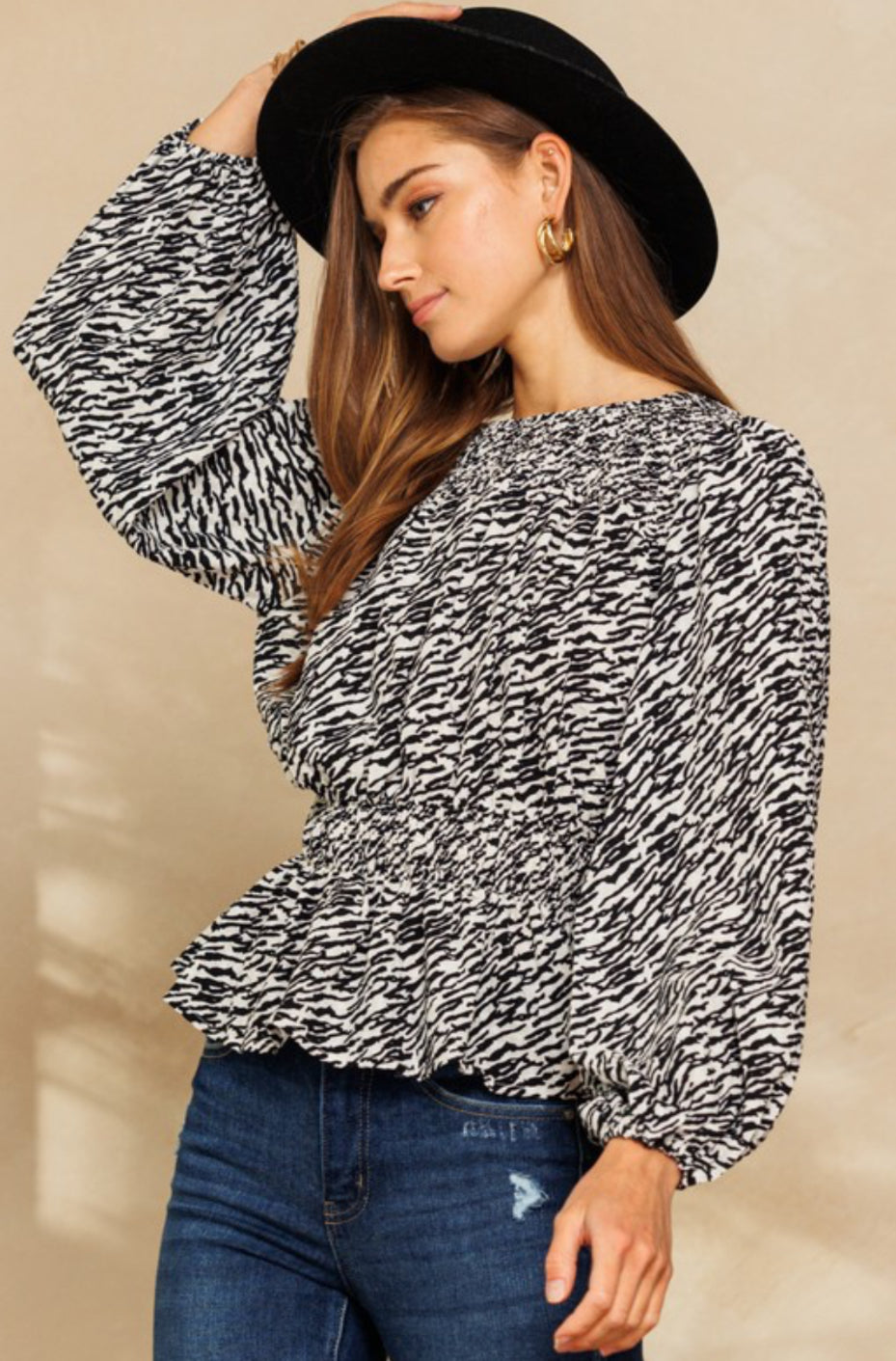 Zebra Print Tunic