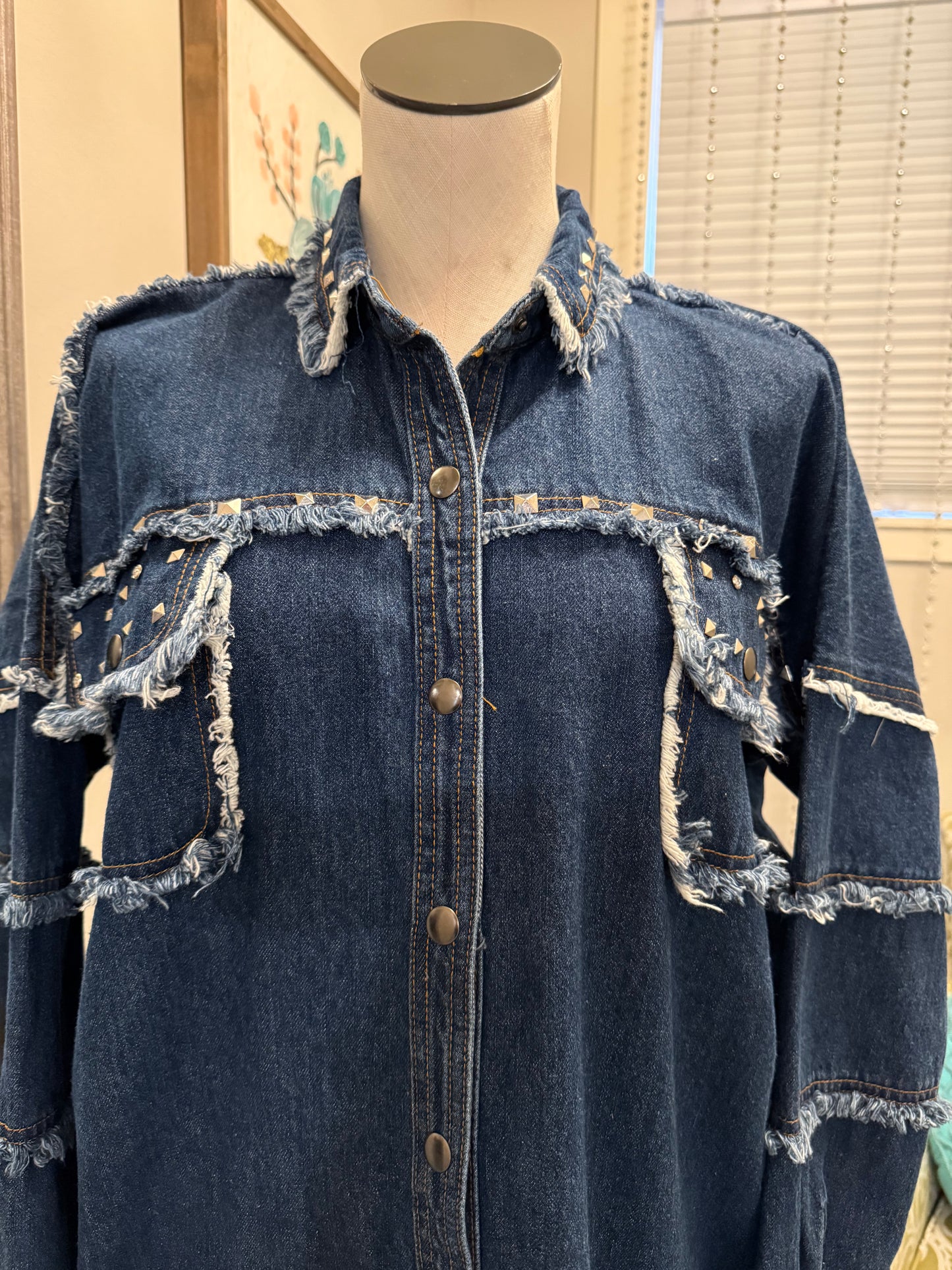 Studded Denim Jacket