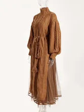 2pc Karly Sweater Dress with Tulle Skirt