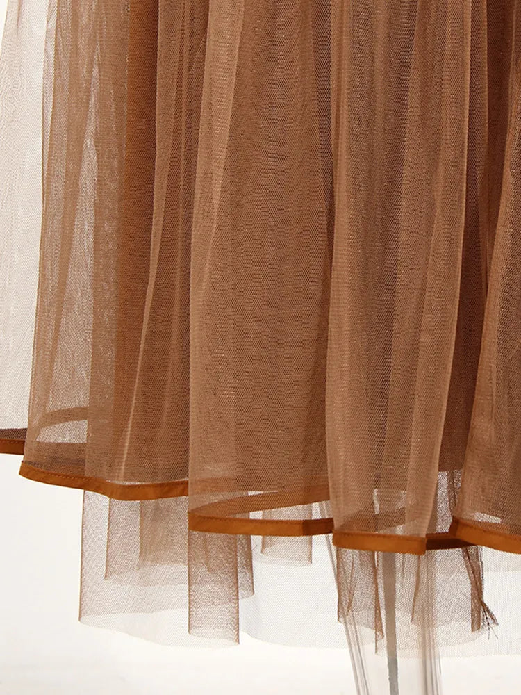 2pc Karly Sweater Dress with Tulle Skirt