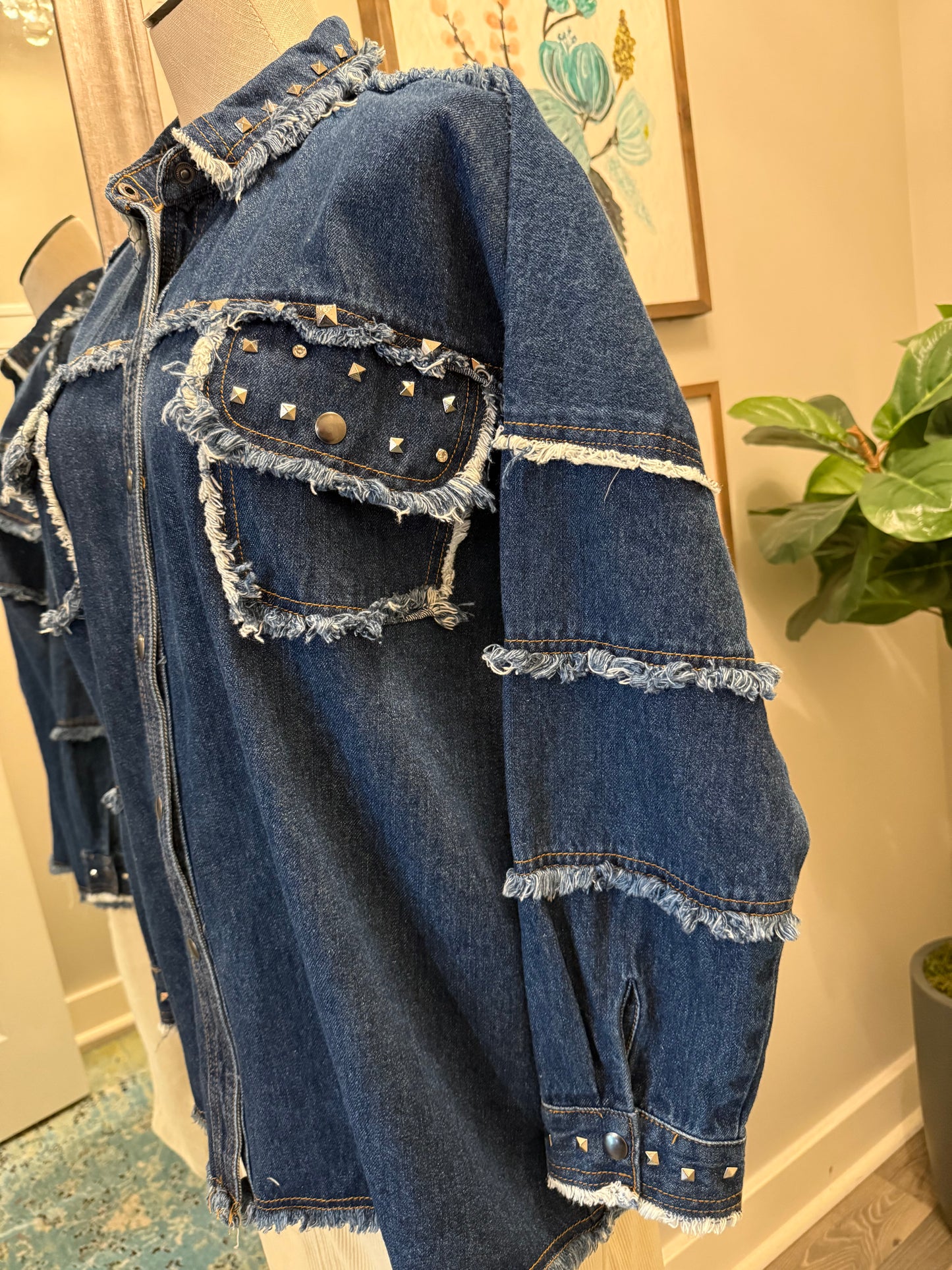Studded Denim Jacket
