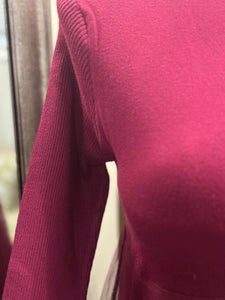 Jalena Sweater Dress-Magenta