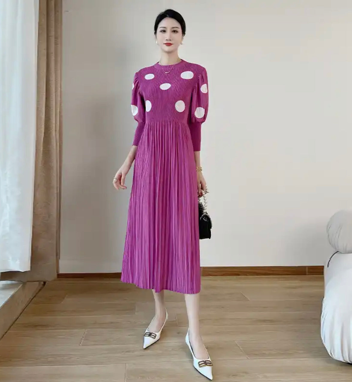 Deanna Dress-Rose Red
