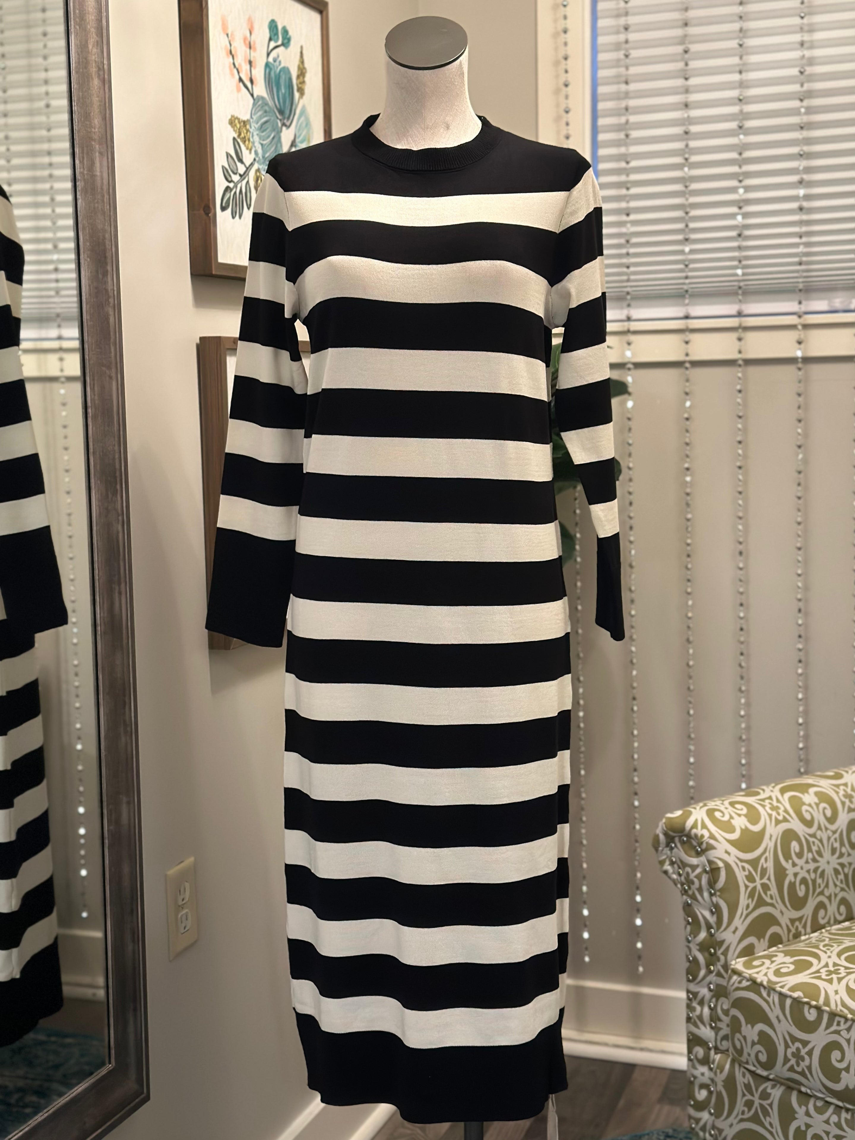 Stripe Sweater Dress