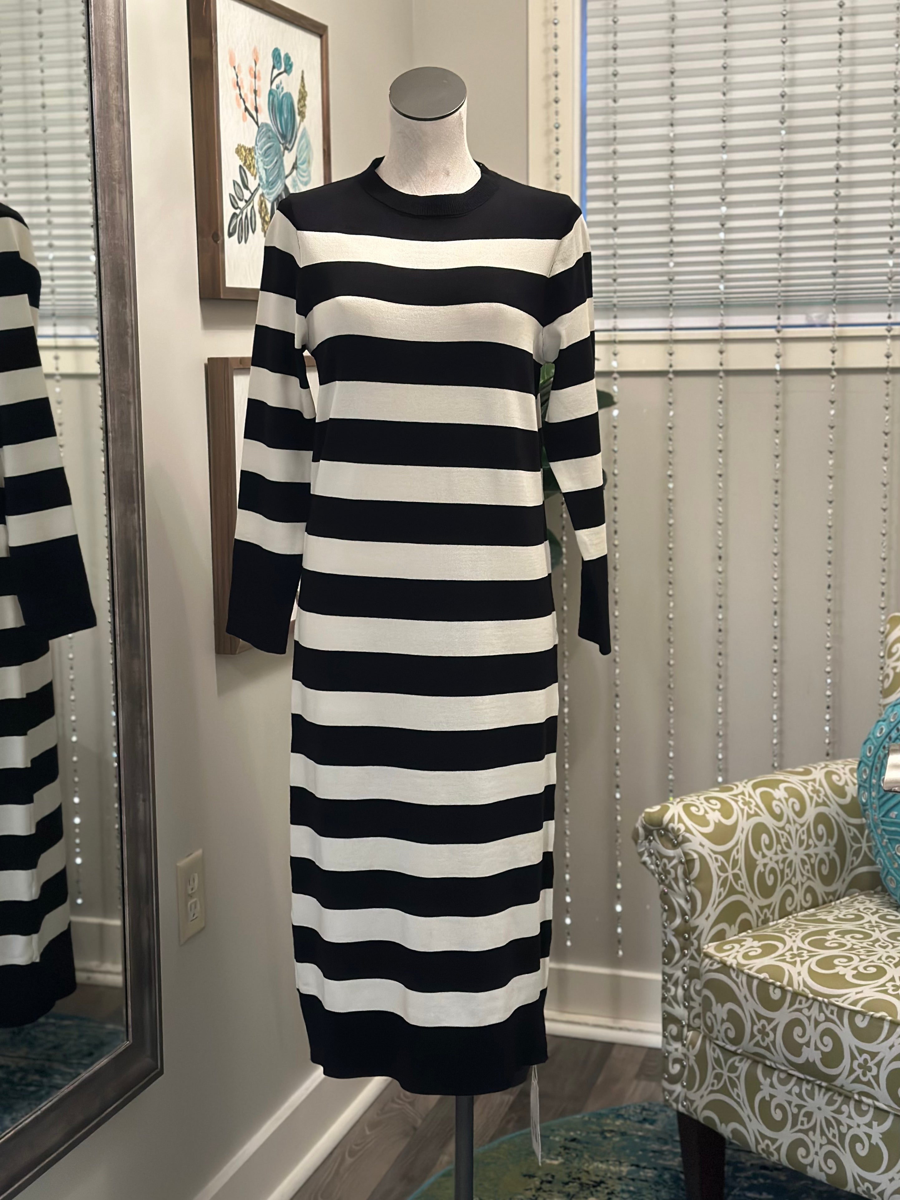 Stripe Sweater Dress