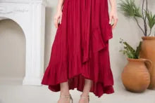 Anastasia Dress-Claret
