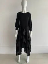 Rachel Midi Dress-Black