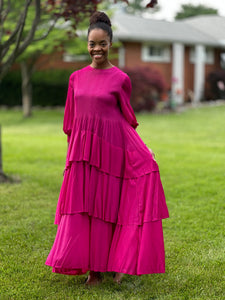 Remington Dress-Fuchsia