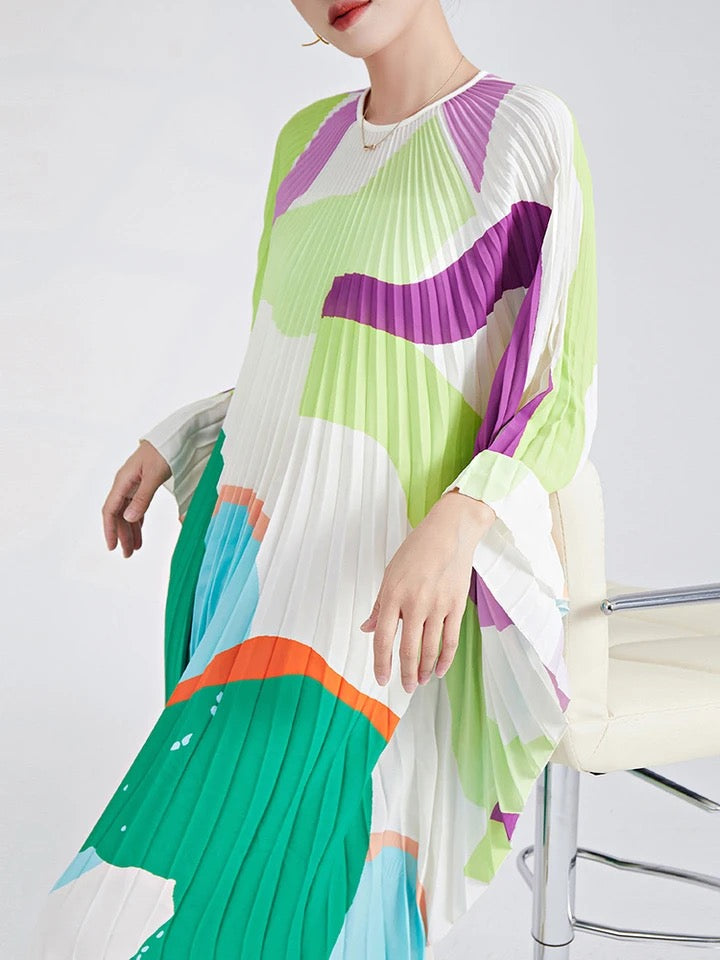 Ivana Pleated Dress