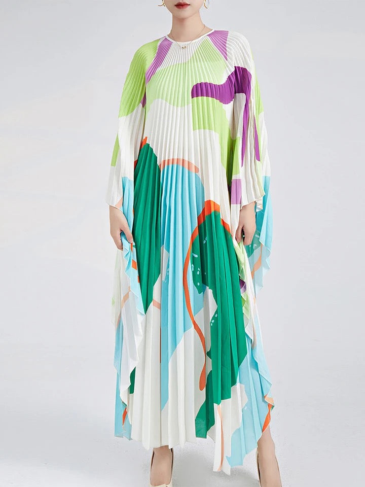 Ivana Pleated Dress