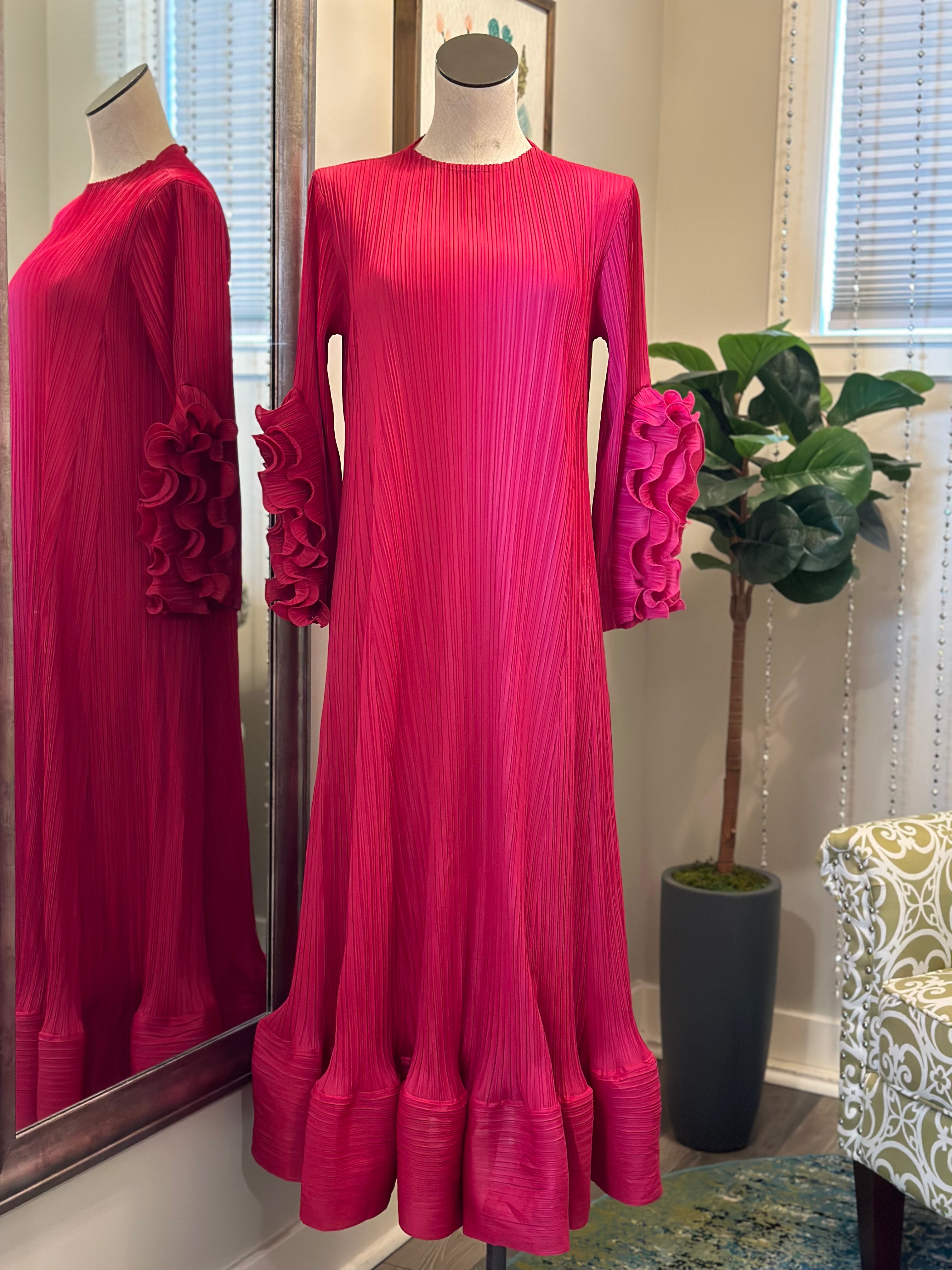 Grace Maxi Dress-Fuchsia