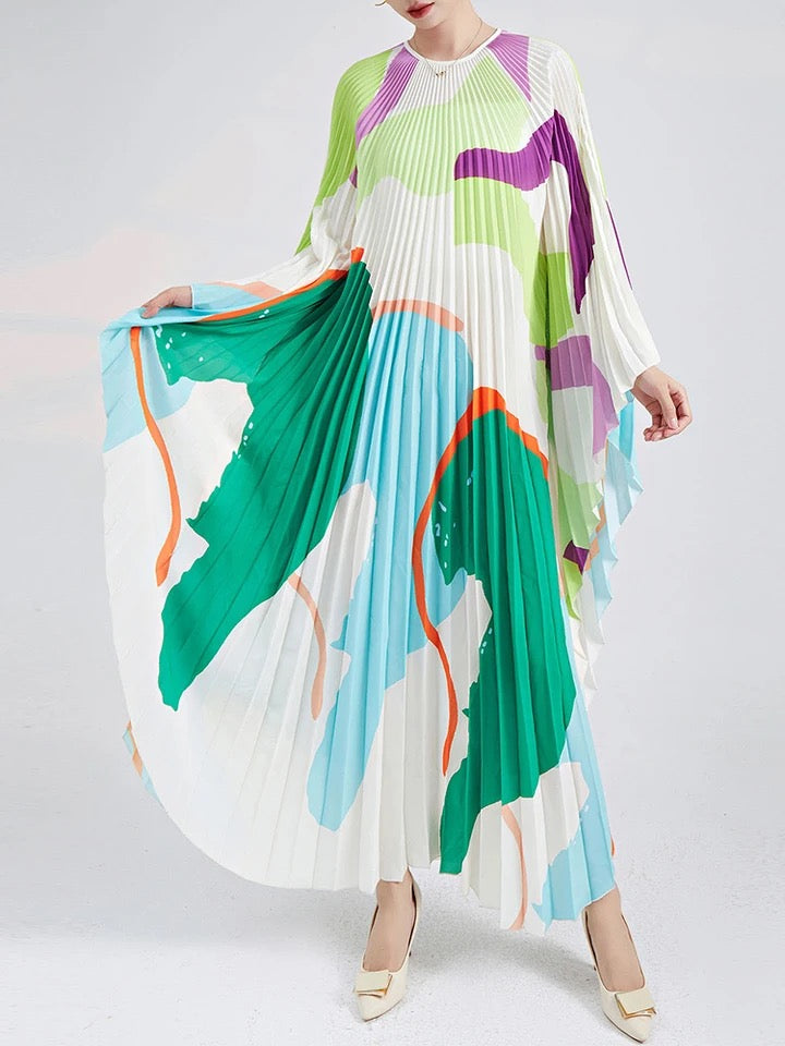 Ivana Pleated Dress