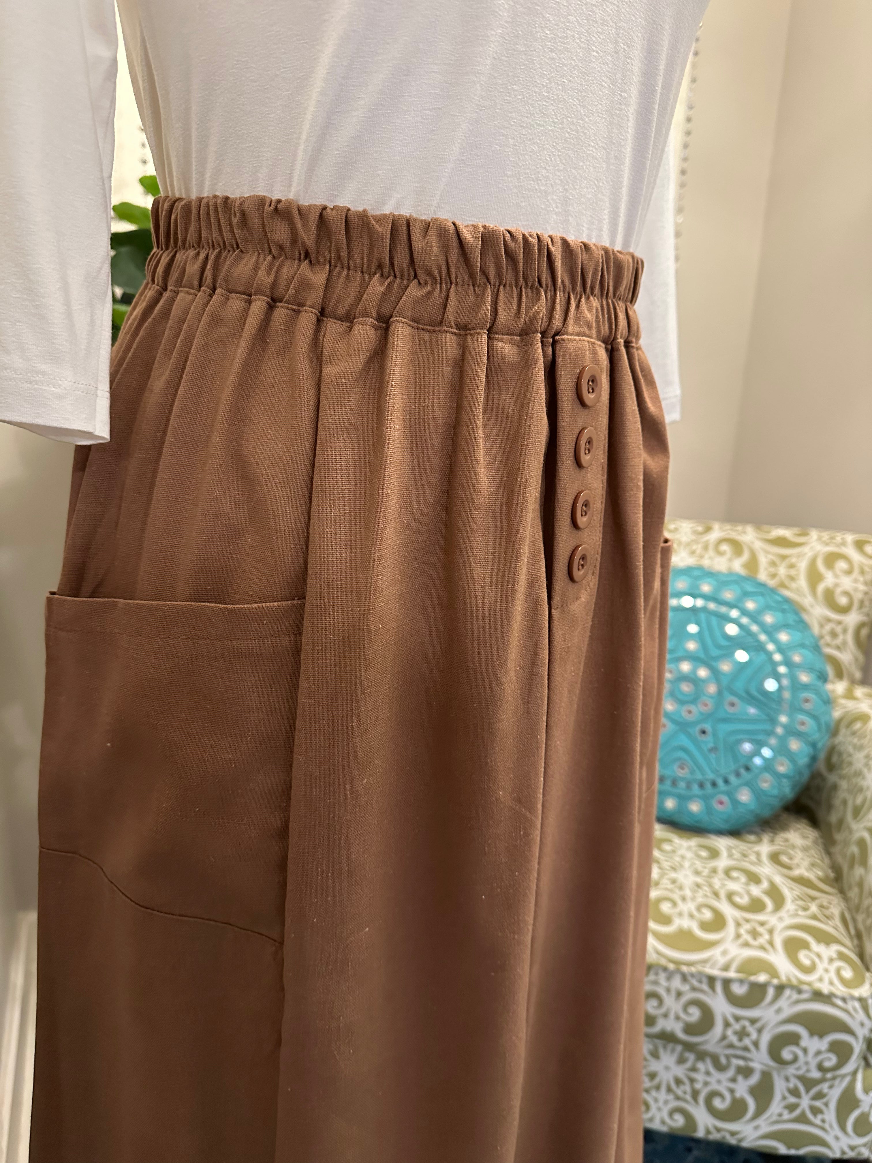 Hanna Skirt-Khaki