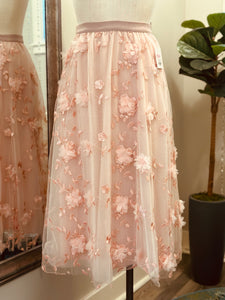 Tulle Skirt-Pink