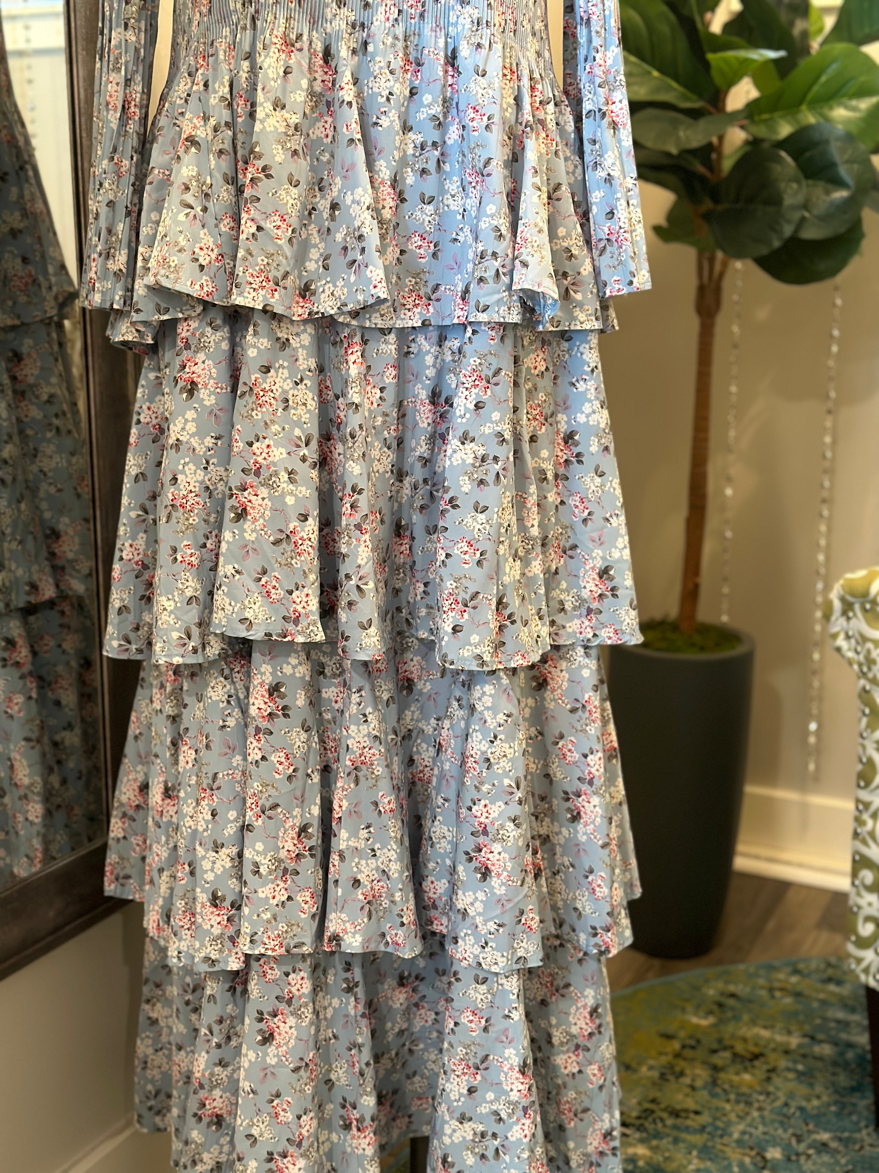 Gabriella Maxi Dress-Blue