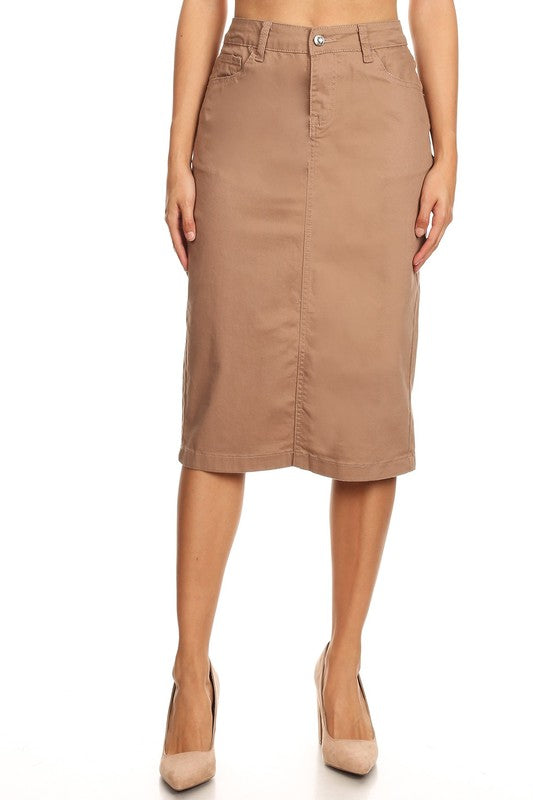 Amy Calf Length Skirt