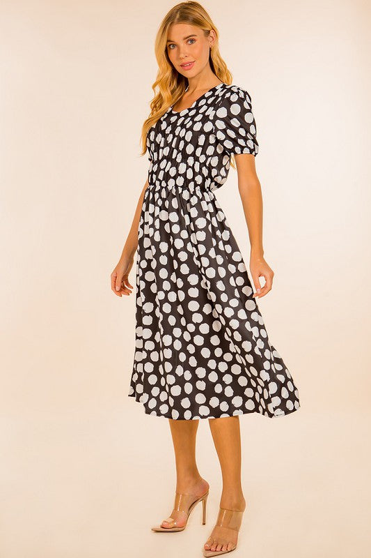 Anika Polka Dot Dress