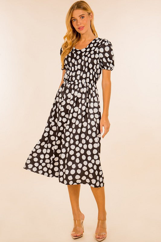 Anika Polka Dot Dress