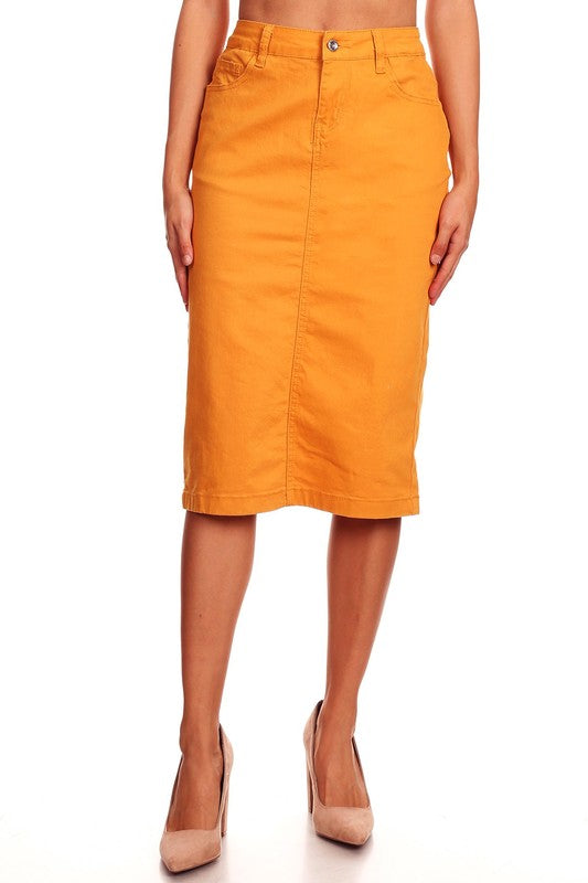 Amy Calf Length Skirt