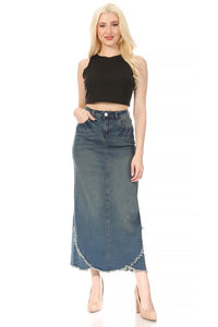 Joslyn Denim Maxi Skirt