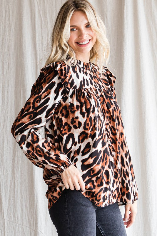 Clarissa Leopard Tunic