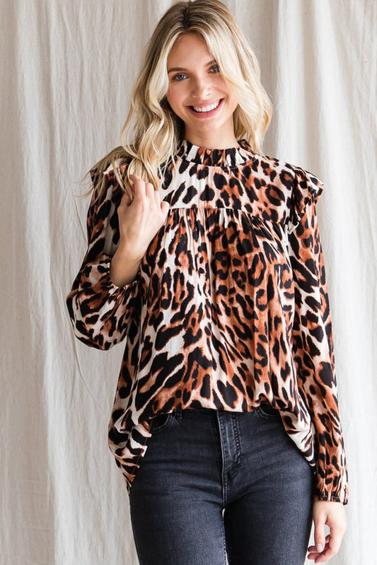 Clarissa Leopard Tunic