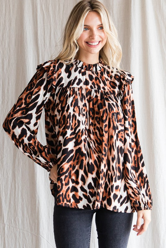 Clarissa Leopard Tunic
