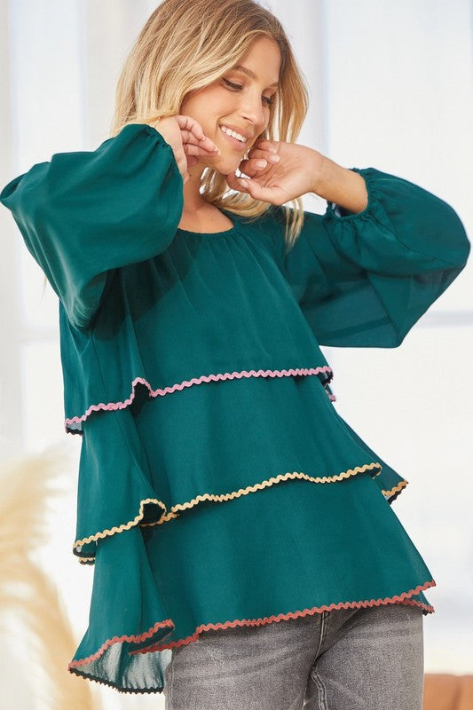 Alyssa Tiered Top