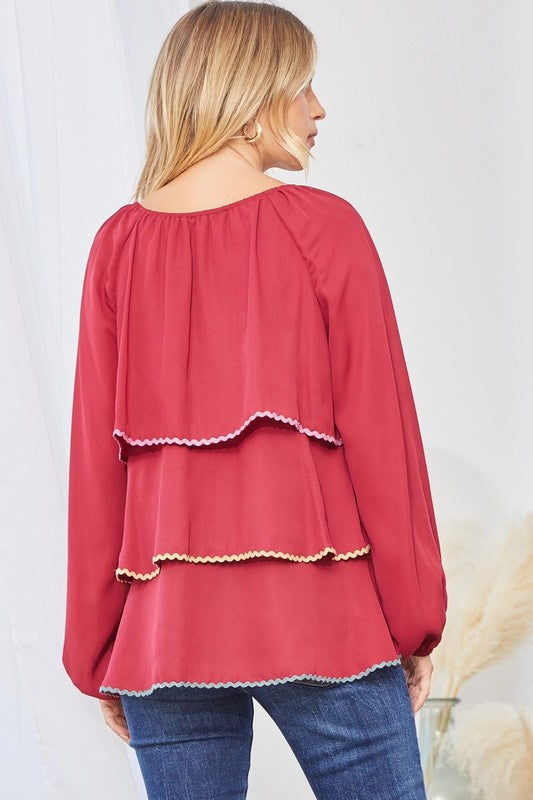 Alyssa Tiered Top