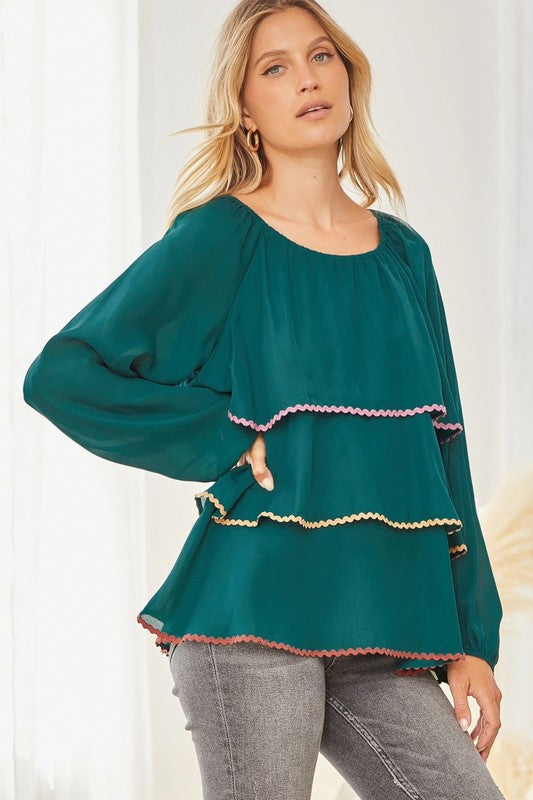 Alyssa Tiered Top