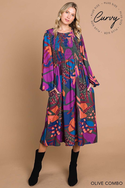 Plus Smocked McKenna Dress