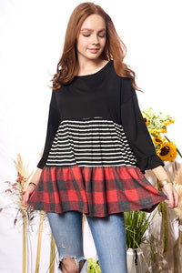 Plus Angie Tiered Tunic