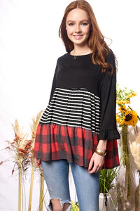 Plus Angie Tiered Tunic