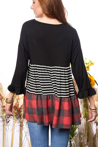 Plus Angie Tiered Tunic