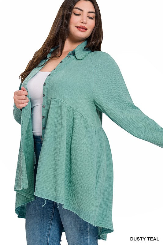 Plus Poppy Hi Lo Tunic
