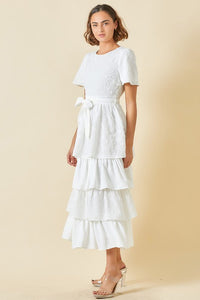 Lila Ruffled Dress