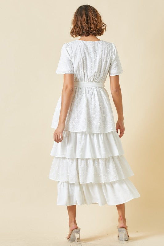 Lila Ruffled Dress